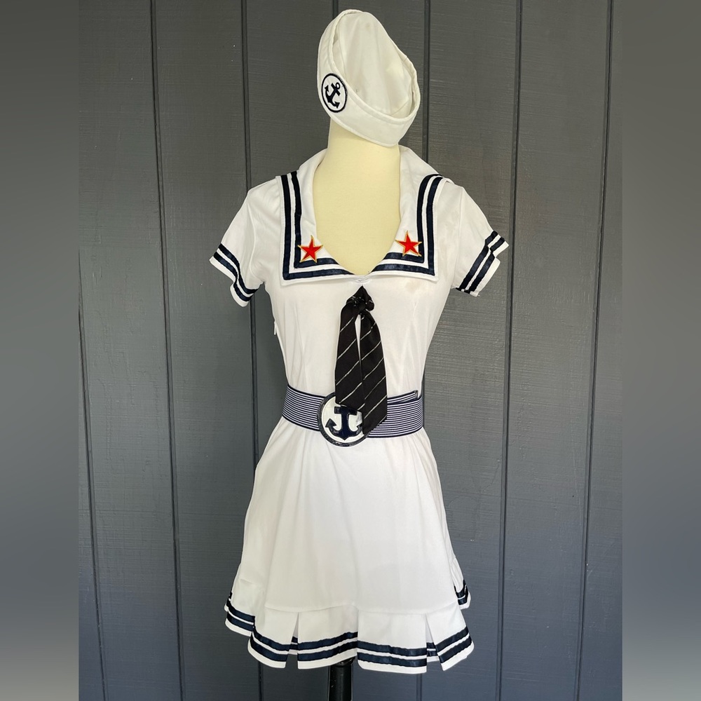 Pin Up Sailor Costume Set Size Small